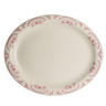 Homer Laughlin - 13 3/4 In X 11 1/4 In American Rose Oval Narrow Rim Platter (12 Per Case) - HL2612