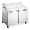 Omcan - 36" Mega Refrigerated Prep Table w/ 2 Doors - 50129