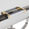 Vollrath - 9 Qt Roll-Top Chafer w/ Brass Trim - 46080