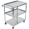 Vollrath - Stainless Steel Utility Cart w/ 400 lb Capacity - 97126