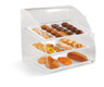 Vollrath - Large 3-Tier Acrylic Euro Curved-Front Baked Goods Display Case w/ Front & Read Access - ELBC-2