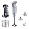 Bamix - White 5.3 In M150 DeLuxe Hand-Held Blender - 6 Piece Set