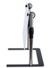 Vollrath - 36" Wide Mobile Adjustable Breath Guard w/ Flat Panel - MB36FLAT