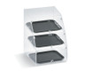 Vollrath - Small 3-Tier Acrylic Baked Goods Display Case w/ Front Access - MBC1014-3F-06