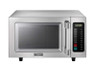 Midea - 0.9 Cu Ft. 1000W Push Button Light Duty Commercial Microwave