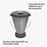 Omcan - 10L Countertop Blender w/ Removable Cutting Unit - 48006