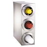 Dispense-Rite - Stainless Steel Countertop Cup Dispensing Cabinet w/ 3 Sections - CTC-R-3SS