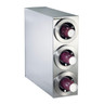 Dispense-Rite - Stainless Steel Countertop Cup Dispensing Cabinet w/ 3 Sections - CTC-R-3SS