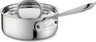 All-Clad - 1.5 QT D3 Stainless Steel Saucepan with Flared Rim & Lid
