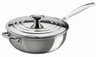 Le Creuset - 1.9 L (2 Qt) Stainless Steel Saucier - Chef's Pan With Lid