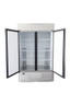Habco - 47.5" Stainless Steel Refrigerator w/ 2 Solid Doors - SE46HCSX