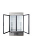 Habco - 47.5" Stainless Steel Refrigerator w/ 2 Glass Doors - SE46HCSXG