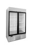 Habco - 47.5" Stainless Steel Refrigerator w/ 2 Glass Doors - SE46HCSXG