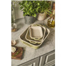Staub - Macaron Light Green 3 Pc Ceramic Rectangular Baking Dish Set - 1025101