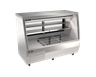 Omcan - 71" Square Stainless Steel Refrigerated Deli Case - 50107