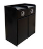 Omcan - Black Double Trash Receptacle for 36 Gallon Bins - 48220