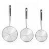 Starfrit - Set of 3 Stainless Steel Strainers (4.5",5", 5.75")
