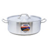 Omcan - 15 Qt Stainless Steel Brazier w/ Cover - 80427