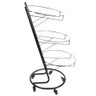 Omcan - 3-Tier Black Display Stand w/ 5 Wheels - 44294