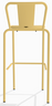 BUM - Adico Set of 4 Yellow Bar Stools - B-ADC-786B-1002