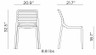 Nardi - Doga Tabacco Side Chair (4 Pack) - S-NAR-40255.52