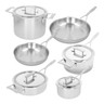 Demeyere - Industry 5 10 Piece Stainless Steel Cookware Set - 1029795