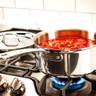 All-Clad - 3 QT Stainless Saucepan With Flared Rim