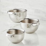 Hestan - 3 PC Stainless Steel Mixing Bowl Set (1.5,3 & 4.75 QT)