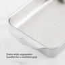 Hestan - Ovenbond 10" x 7" Try-Ply Stainless Steel Baker Pan