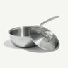Made In - 2 Qt Stainless Clad 5-Ply Saucier - 2LSAUCEISS