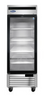 Atosa - 27" Bottom Mount 1 Glass Door Refrigerator w/ Left Hinge - MCF8705GRL