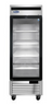 Atosa - 27" Bottom Mount 1 Glass Door Freezer w/ Left Hinge - MCF8701GRL