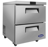 Atosa - 27" Undercounter Freezer w/ 2 Drawers - MGF8420GR