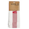 Made In - 3 Pc 24" x 16" White & Red Chef Towels - TOWELSRED