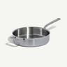 Made In - 3.5 Qt Stainless Clad 5-Ply Saute Pan With Lid - 4LSTEISSR2