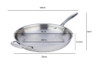 Meyer- SuperSteel 12.5" Try-Ply Stainless Steel Fry Pan