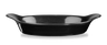 Churchill - Cookware 9" x 5" Onyx Black Oval Eared Dish - 6/Case - BCBKIOEN1