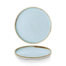Churchill - Stonecast 8.25" Duck Egg Blue Organic Walled Plate - 6/Case - SDESWP211