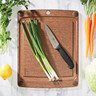 Epicurean - All-In-One 14.5" x 11.25"  Nutmeg & Brown Cutting Board