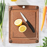 Epicurean - All-In-One 11.5" x 9"  Nutmeg & Brown Cutting Board