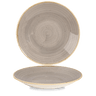 Churchill - Stonecast 11" Peppercorn Grey Deep Coupe Plate - 12/Case - SPGSPD271