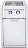 Crown Verity - Infinite Series Small Built-In Cabinet w/ Natural Gas Dual Side Burner, Two Drawers & Light Package - IBISC-SBNG-2D-LT