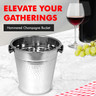 Chef Craft - Stainless Steel Hammered Champagne Bucket