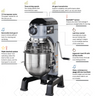 Centerline - 20 Qt Standard Heavy Duty Mixer HMM20 - HMM20-1STD