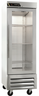Centerline - Traulsen 27" Stainless Steel 1 Section Refrigerator w/ 2 Glass Left Swing Half Doors - CLBM-23R-HG-L