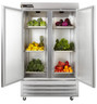 Centerline - Traulsen 54" Stainless Steel 2 Section Refrigerator w/ 2 Solid Right Swing Doors - CLBM-49R-FS-RR