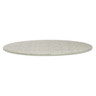 MyGlassStudio - 13" Cream Dark Grey Mid Modern Flat Cake Plate 4/Case - GS196653