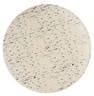 MyGlassStudio - 13" Cream Dark Grey Mid Modern Flat Cake Plate 4/Case - GS196653