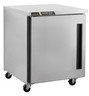 Centerline - Traulsen 27" Stainless Steel 1 Section Undercounter Refrigerator w/ 1 Solid Left Swing Door - CLUC-27R-SD-L