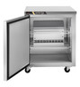 Centerline - Traulsen 27" Stainless Steel 1 Section Undercounter Refrigerator w/ 1 Solid Left Swing Door - CLUC-27R-SD-L